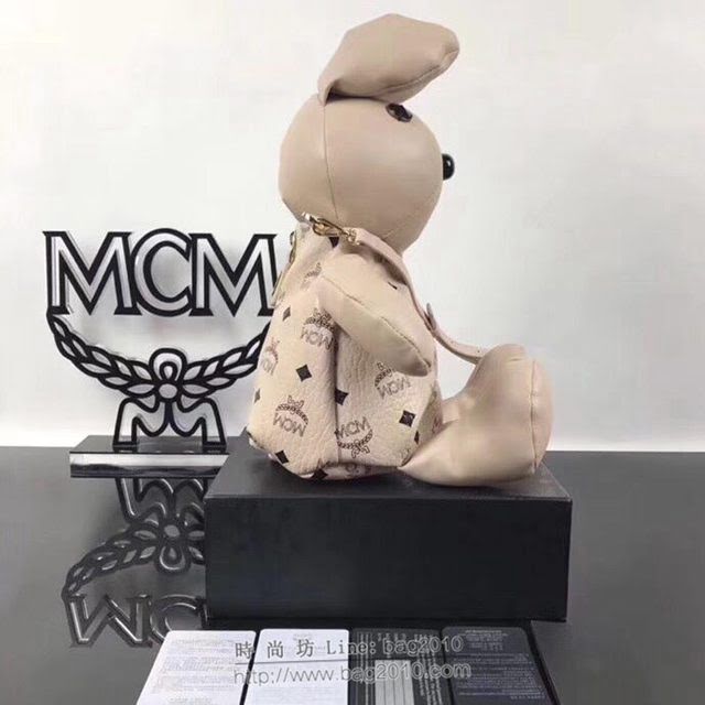 MCM女包 原單 吉祥物小兔子 Visetos印花塗層帆布 MCM單肩斜挎女包  mdmc1023